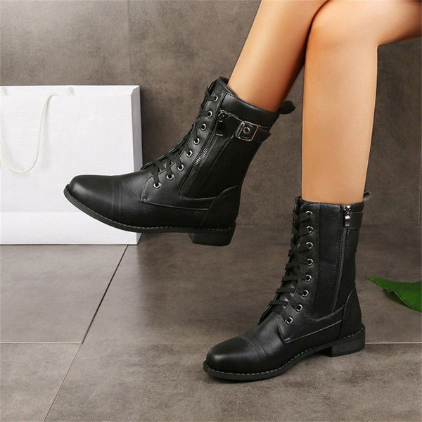 Erica - Toe Side Zipper Orthopedic Boots
